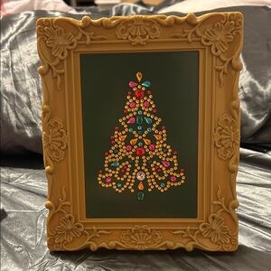 Decorative Framed Christmas Tree Art